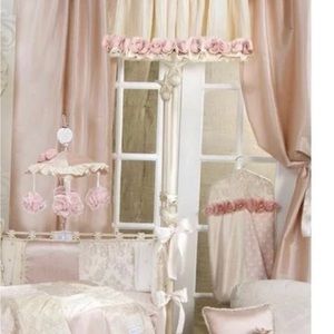 Glenna Jean curtain Panels and Valence-Like New-Blush